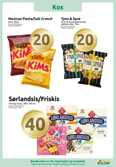 Forhåndsvisning av Joker kundeavis gyldig fra 28.10.2025 | Side: 9 | Produkter: Jordnødder, Kit stație, Iskrem, Napolitane