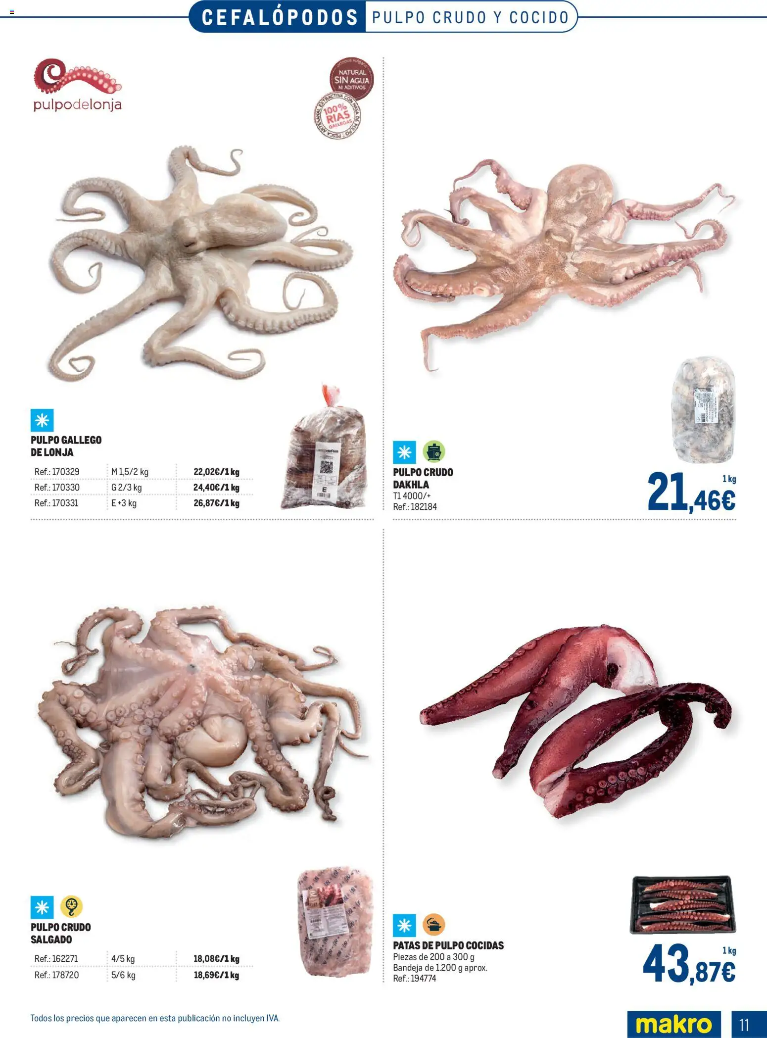 Makro Especial Pescados Norte 4 │ válido desde el 06.04.2026 | Página: 11 | Productos: Bandeja