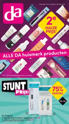 Da - Folder - Voorbeeld van een folder van Da, geldig van 10.11.2025