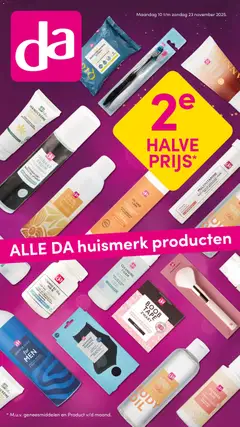 Da - Folder - Voorbeeld van een folder van Da, geldig van 10.11.2025