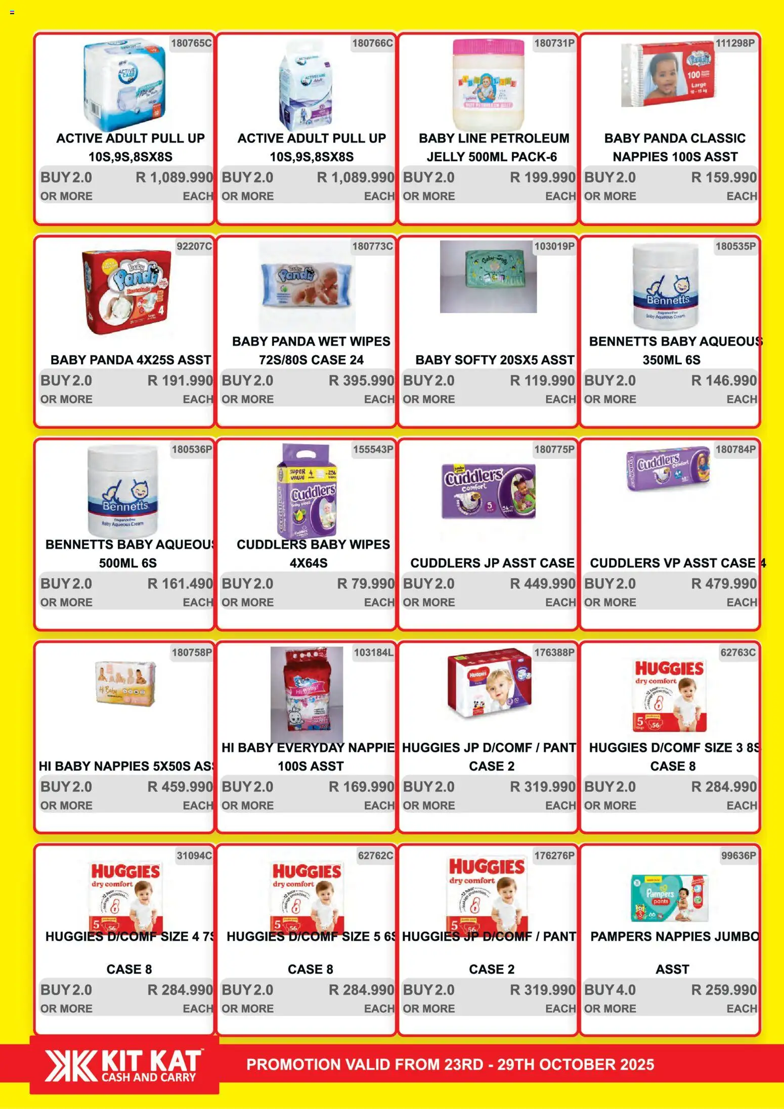 New KIT KAT Cash & Carry catalogue – valid from 23.10.2025 | Page: 24 | Products: Pants, Case, Cream, Nappies