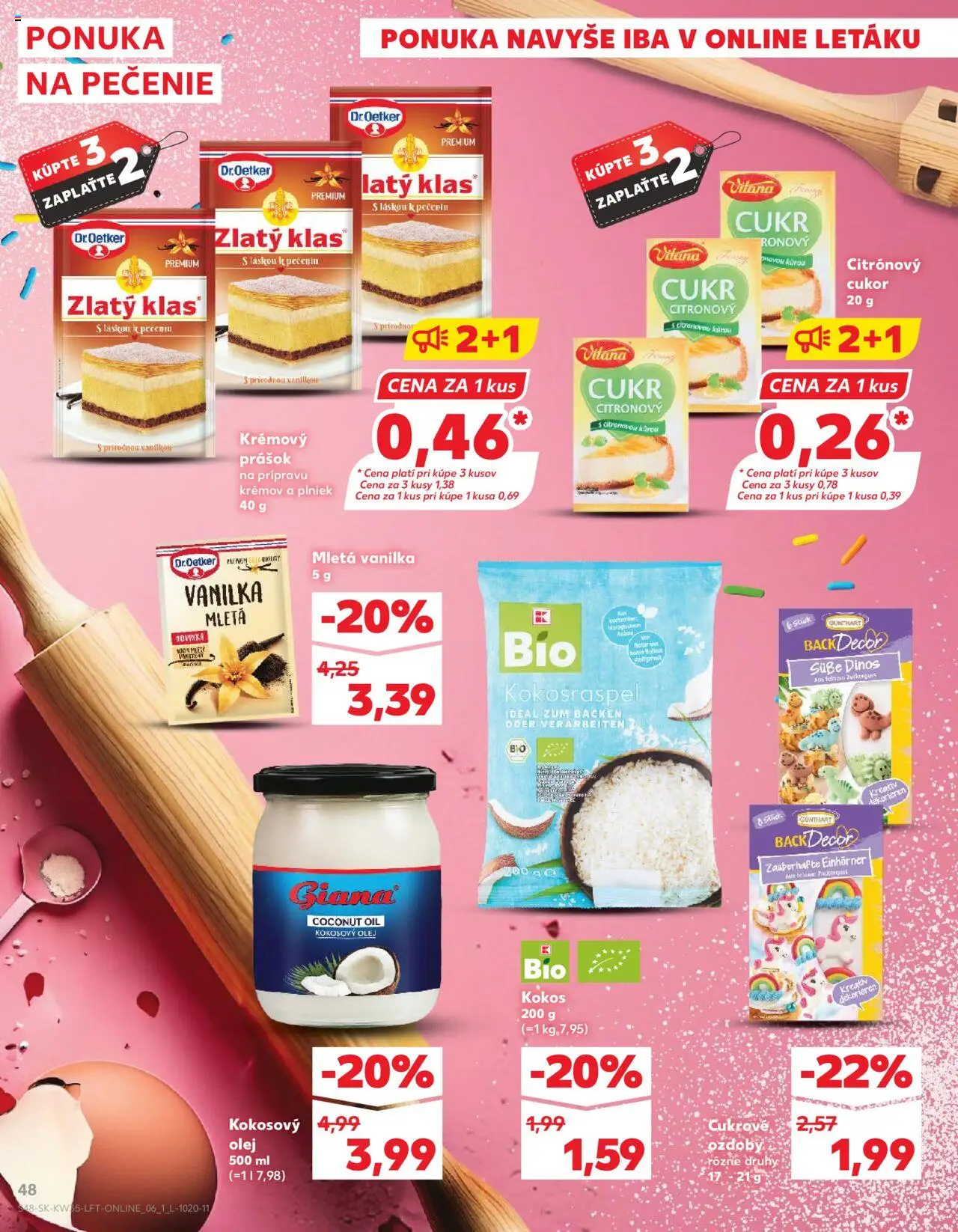 Kaufland SK akciós ujság - amely érvényes a következő dátumtól: 28.08.2025 | Oldal: 48 | Termékek: Cukor