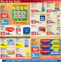 Anteprima del volantino Volantino Carrefour	 valido a partire dal 16.12.2025 | Pagina: 36 | Prodotti: Balsamo, Carta igienica, Bagnoschiuma, Lavatrice