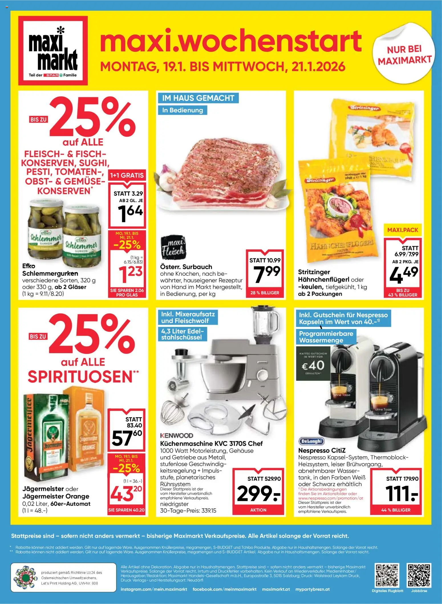 Maximarkt Flugblatt gültig ab 15.01.2026 | Seite: 24 | Produkte: Wasser, Gemüse, Tomaten, Fisch