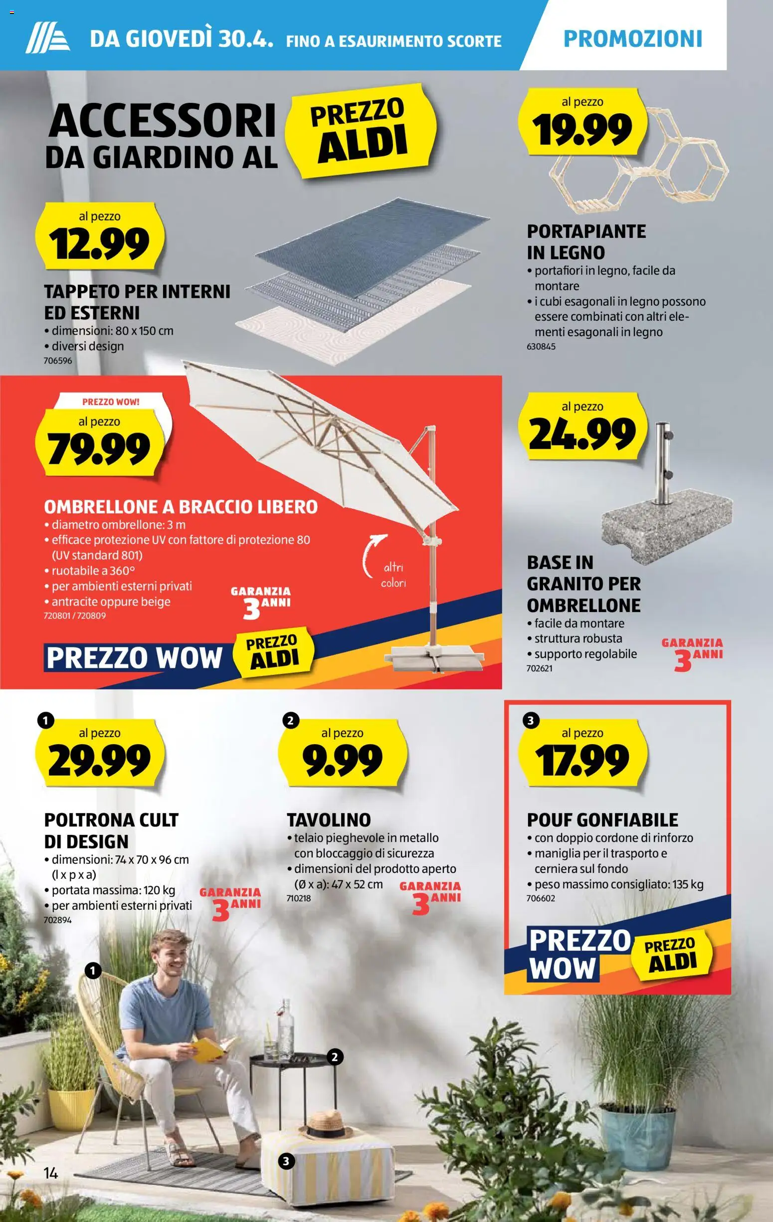 Aldi aktionen IT – gültig ab 30.04.2026 | Seite: 14 | Produkte: Pouf