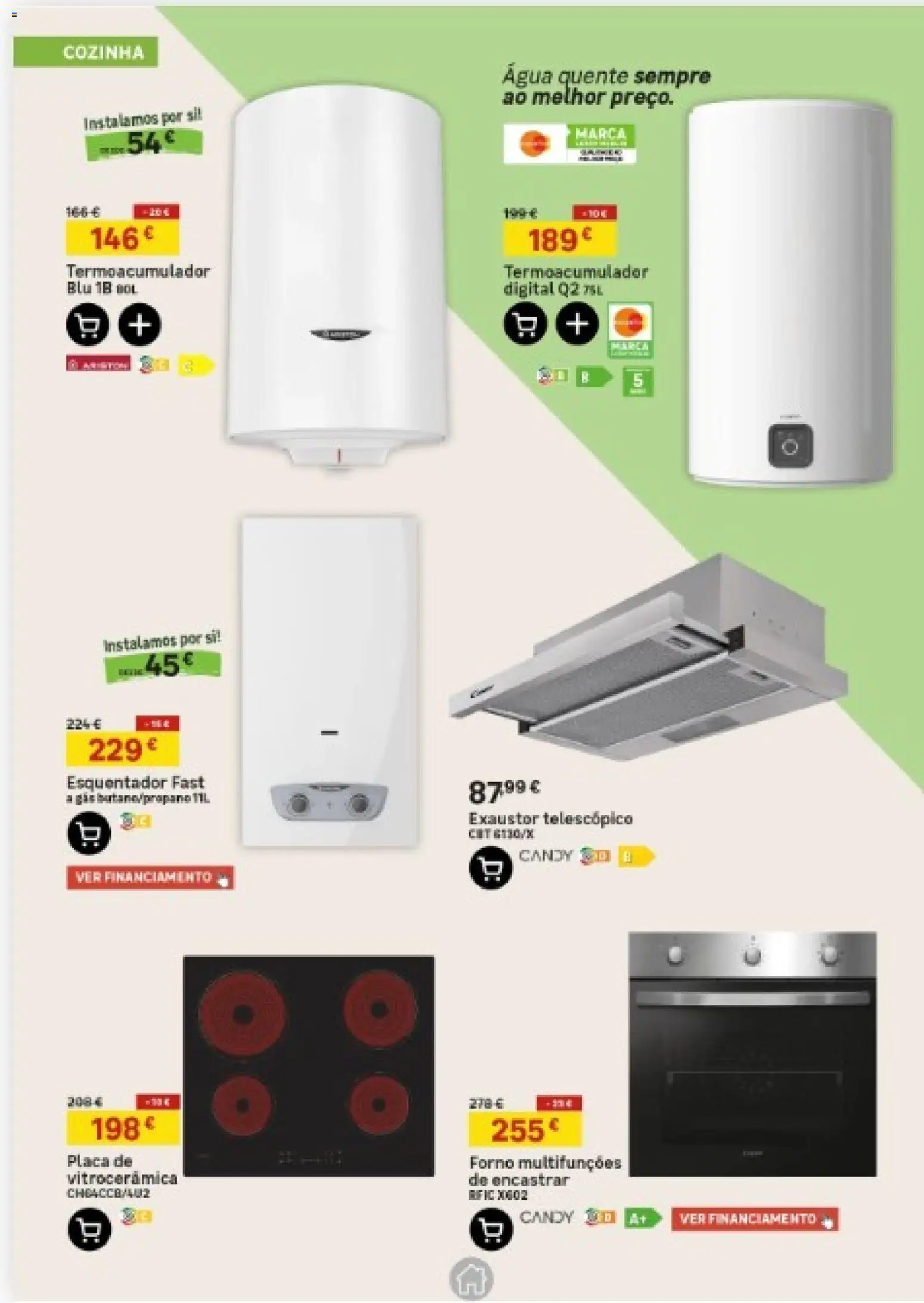 Leroy Merlin - Arquipélago da Madeira │ válido de 19.02.2026 | Página: 14 | Produtos: Agua, Forno, Exaustor