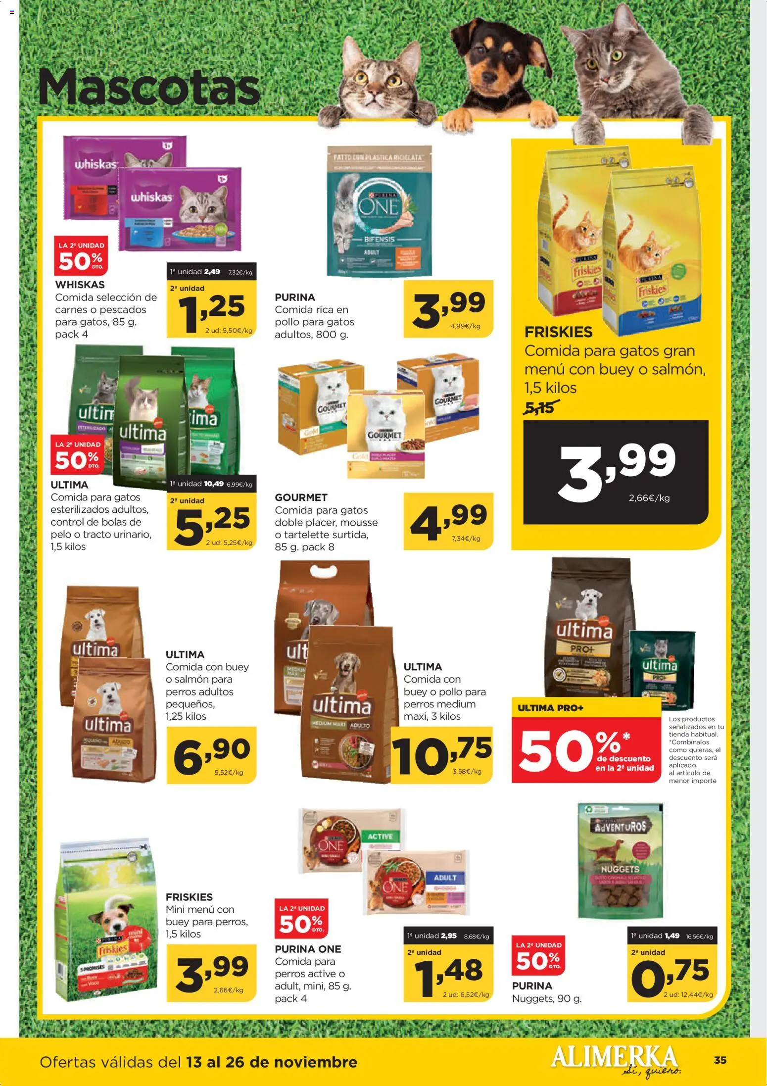 Alimerka folleto Asturias │ válido desde el 13.11.2025 | Página: 37 | Productos: Mousse, Nuggets