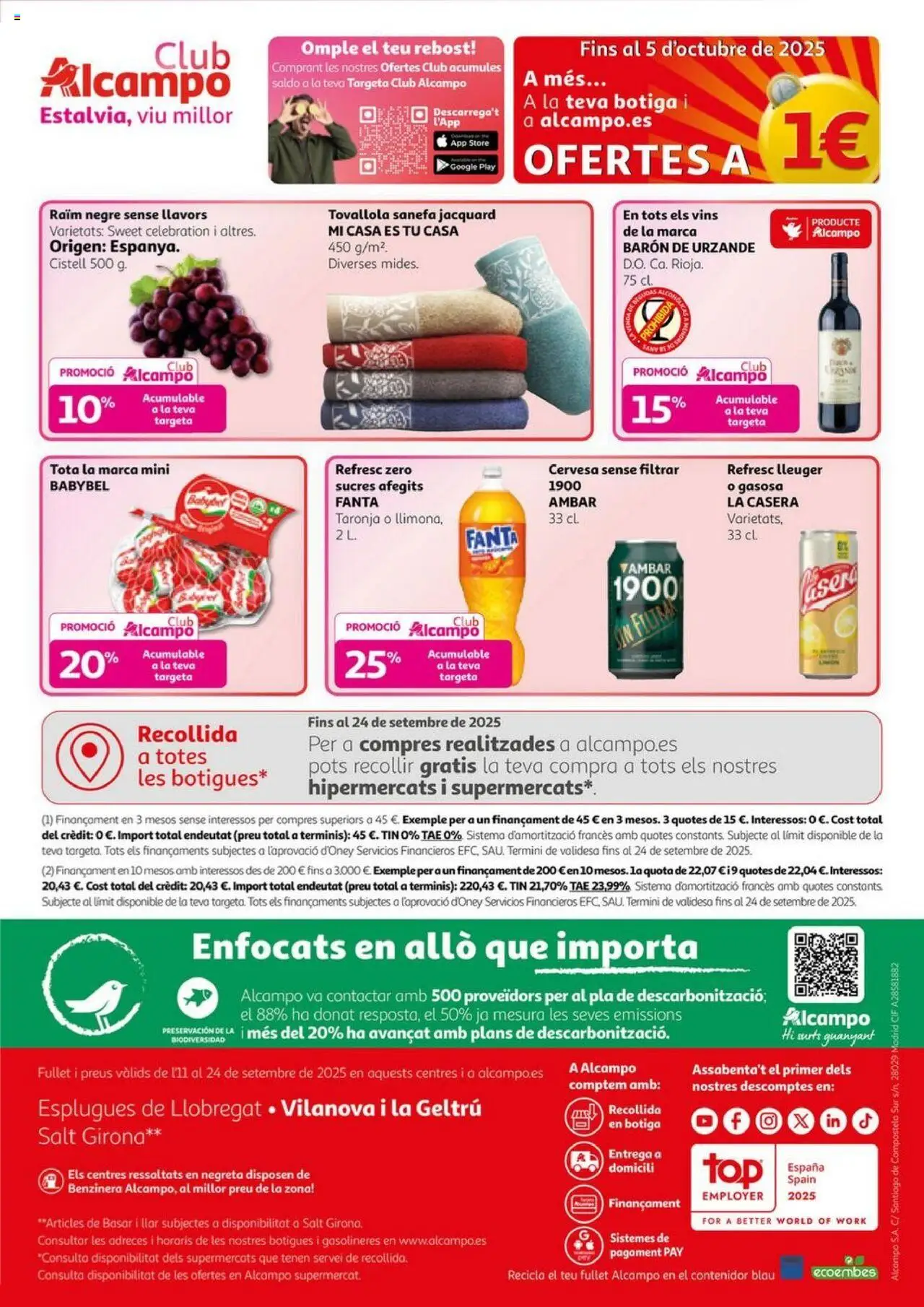 Alcampo - HP catalan │ válido desde el 11.09.2025 | Página: 20