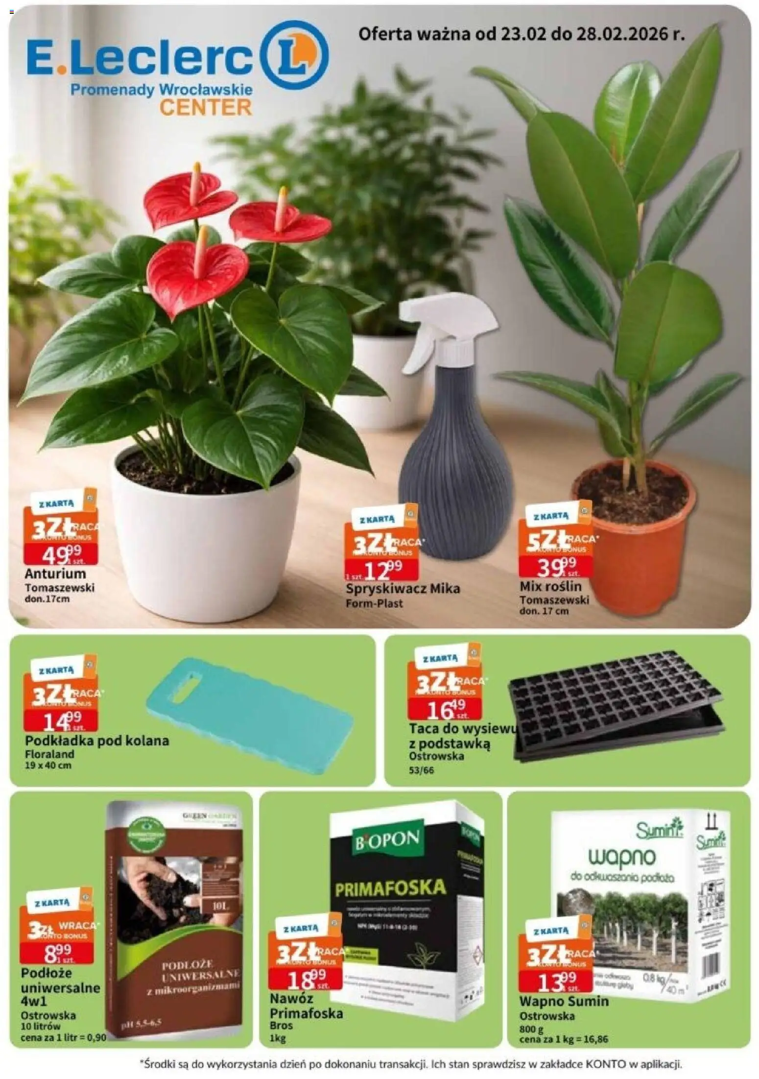 E.Leclerc Gazetka - Wrocław od 23.02.2026 | Strona: 5 | Produkty: Karta