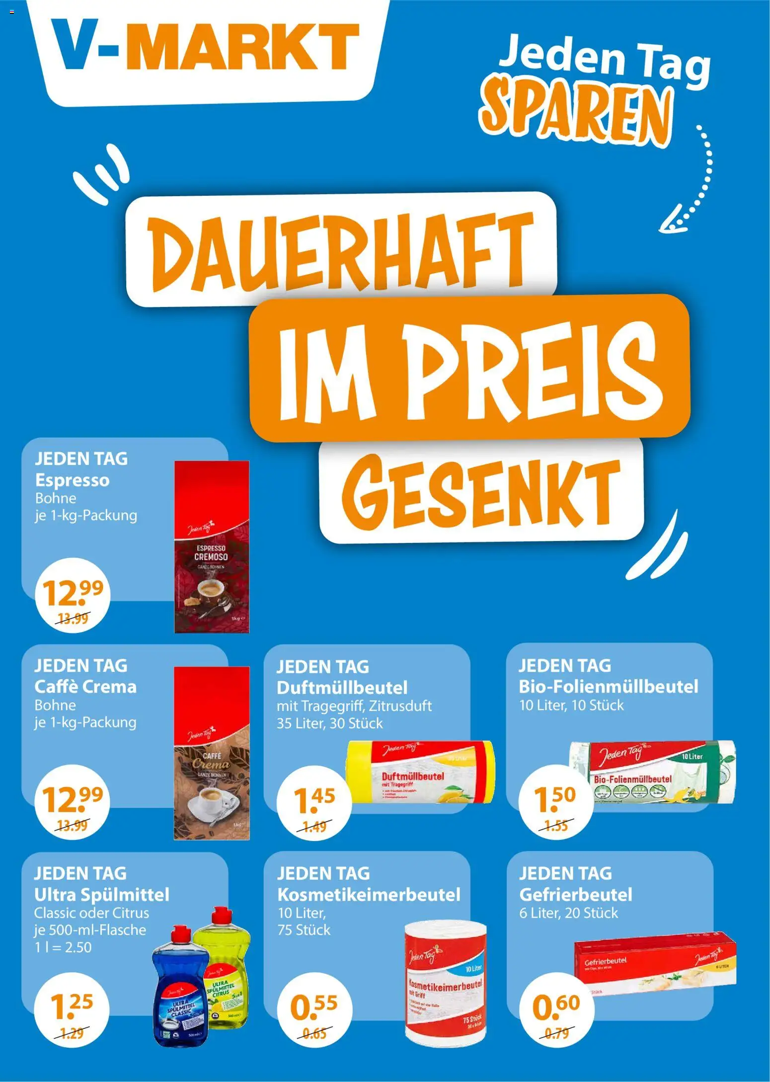 V-Markt - Dauerniedrigpreissenkung – gültig ab 01.11.2025 | Seite: 1