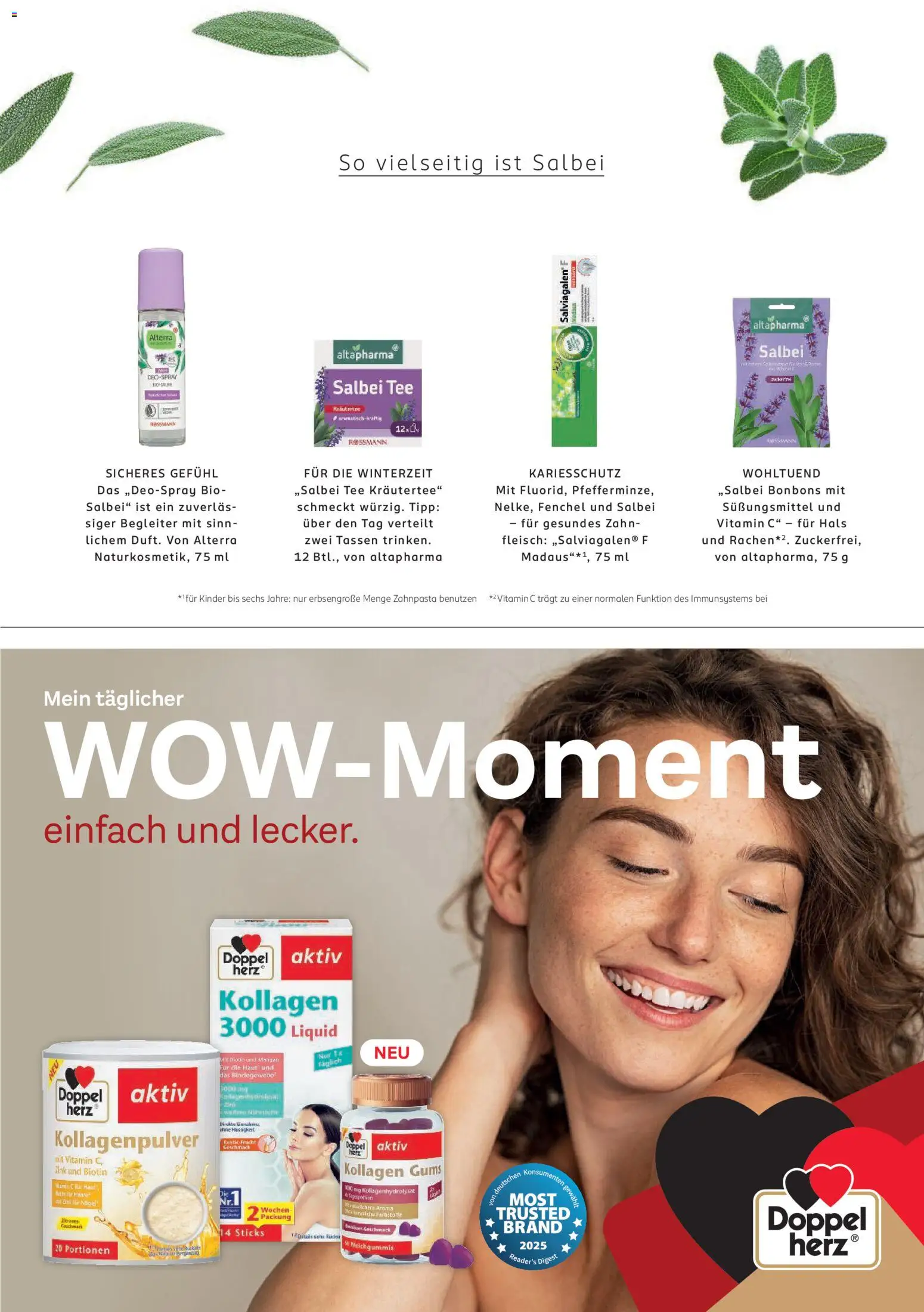 Rossmann Centaur – gültig ab 01.02.2026 | Seite: 79 | Produkte: Deodorant, Zahnpasta, Deospray, Tee