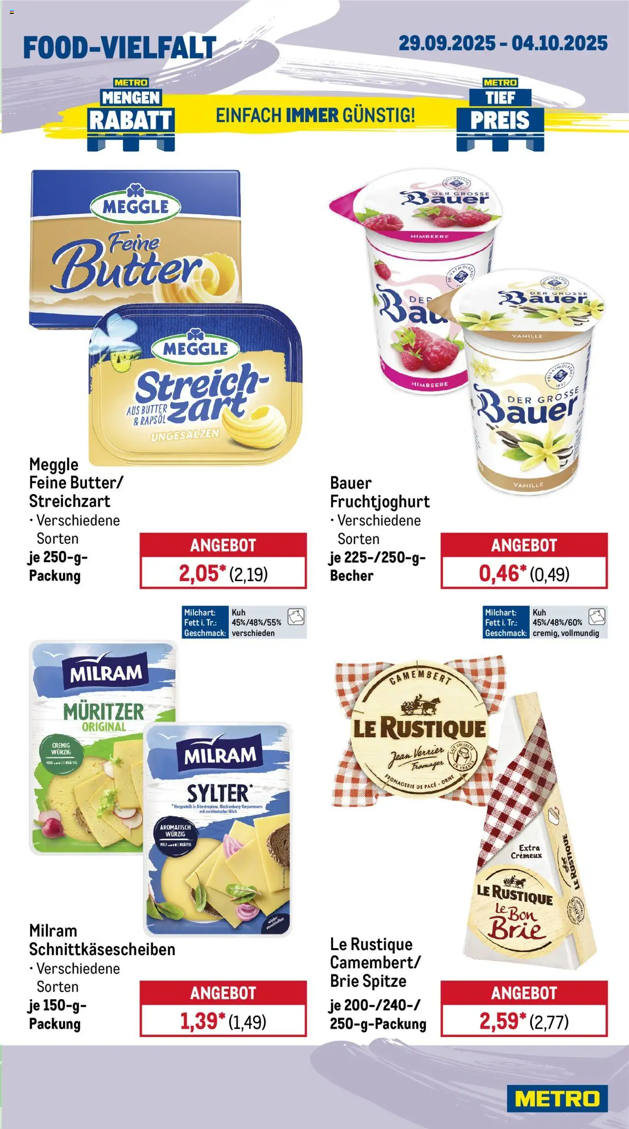 Metro Prospekt 	 – gültig ab 29.09.2025 | Seite: 9 | Produkte: Rapsöl, Fruchtjoghurt, Milram, Himbeere