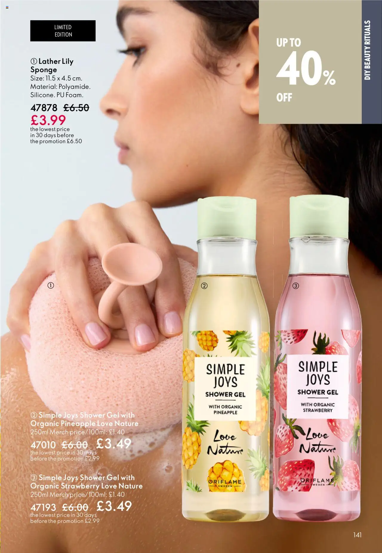  | Page: 141 | Products: Shower, Shower gel, Pineapple, Strawberry