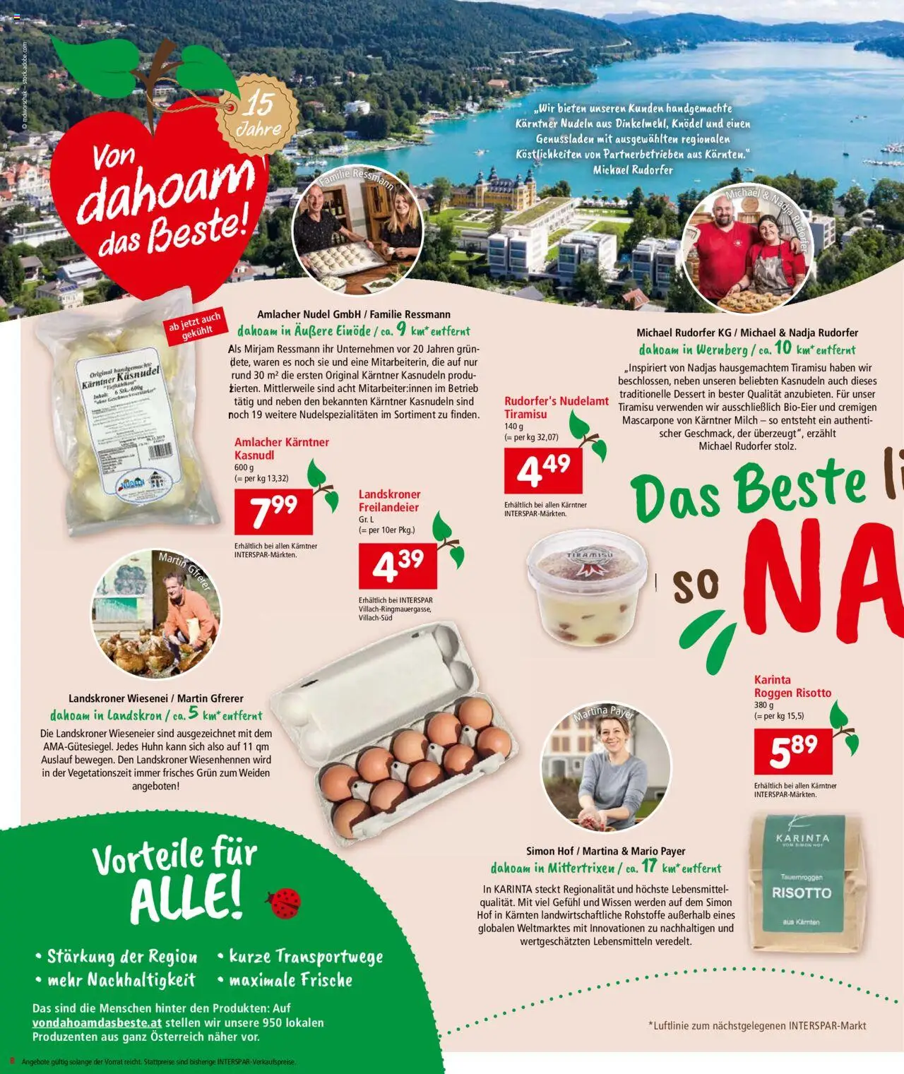 Interspar Flugblatt - Kaernten gültig ab 16.10.2025 | Seite: 9 | Produkte: Libacomb, Milch, Nudeln