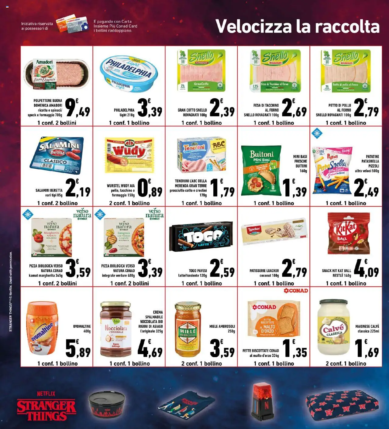 Volantino Conad del 22.10.2025 | Pagina: 24 | Prodotti: Formaggio, Ricotta, Forno, Fette biscottate