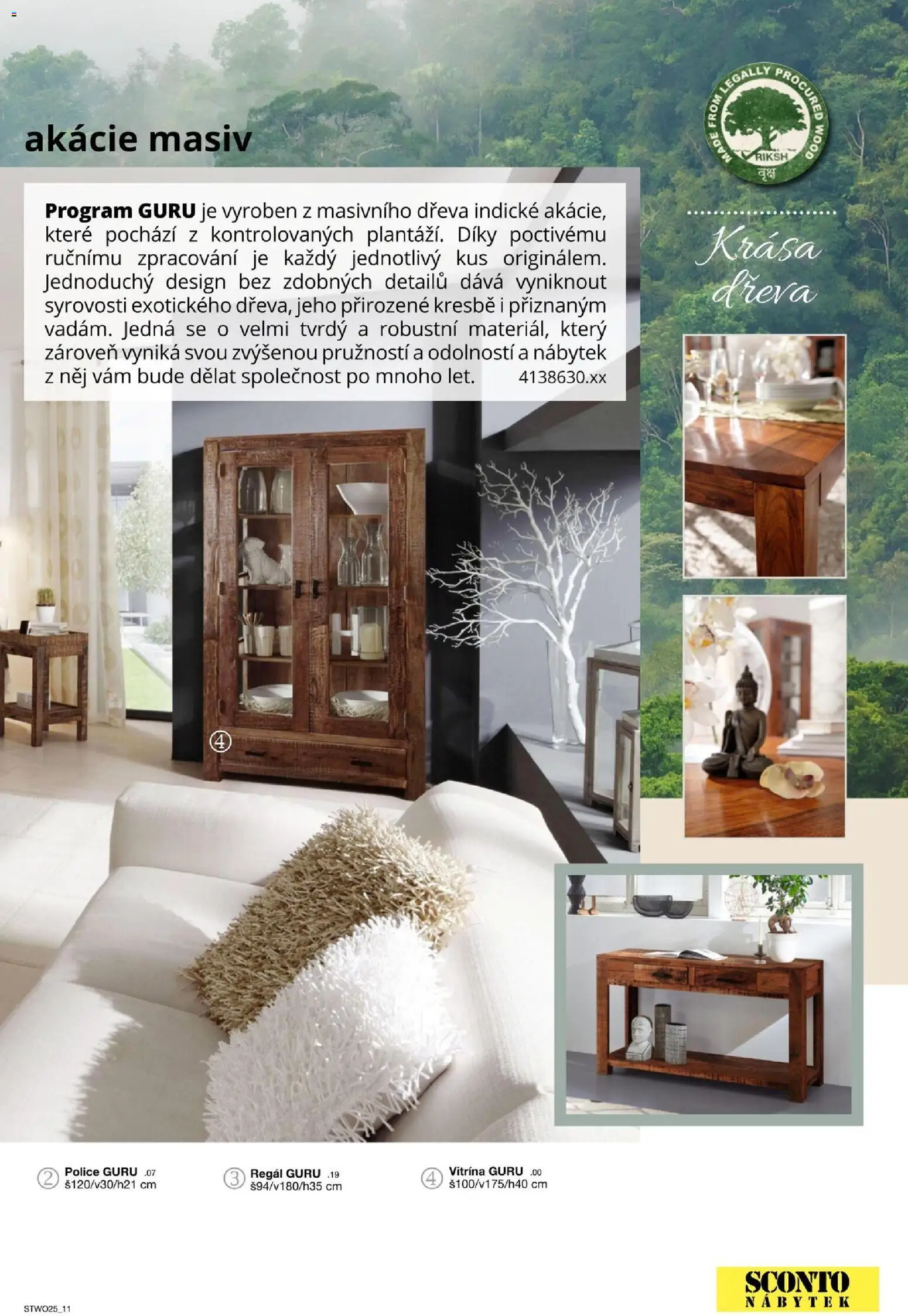 Sconto nábytek katalog - Nábytek z masivu od 01.01.2026 | Strana: 11