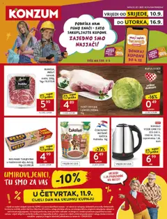 Katalog Konzum - Pregled kataloga iz trgovine Konzum, vrijedi od 10.09.2025