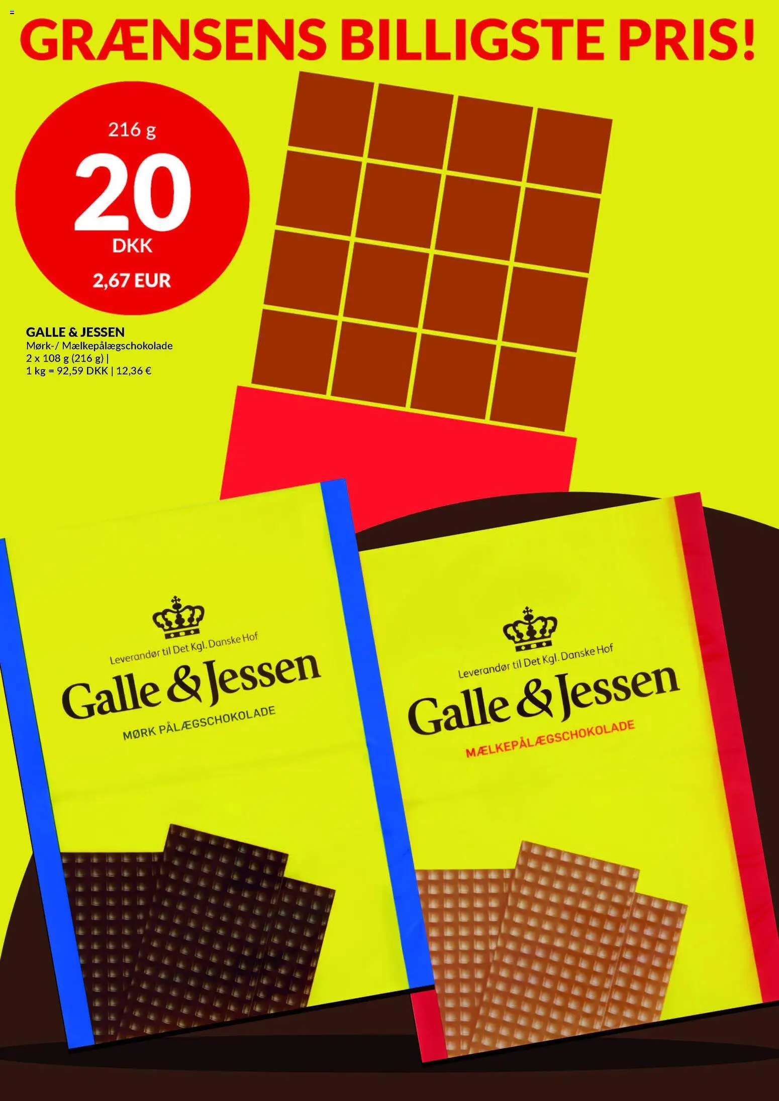 Nielsen Discount tilbudsavis – gyldig fra 19.03.2026 | Side: 4 | Produkter: Pålægschokolade