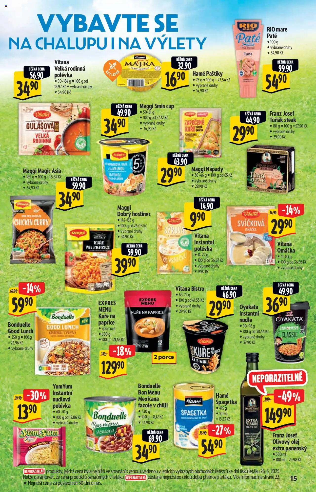 Albert katalog - Hypermarket od 04.06.2025 | Strana: 15 | Produkty: Olej, Rio mare, Lunch, Tuňák steak
