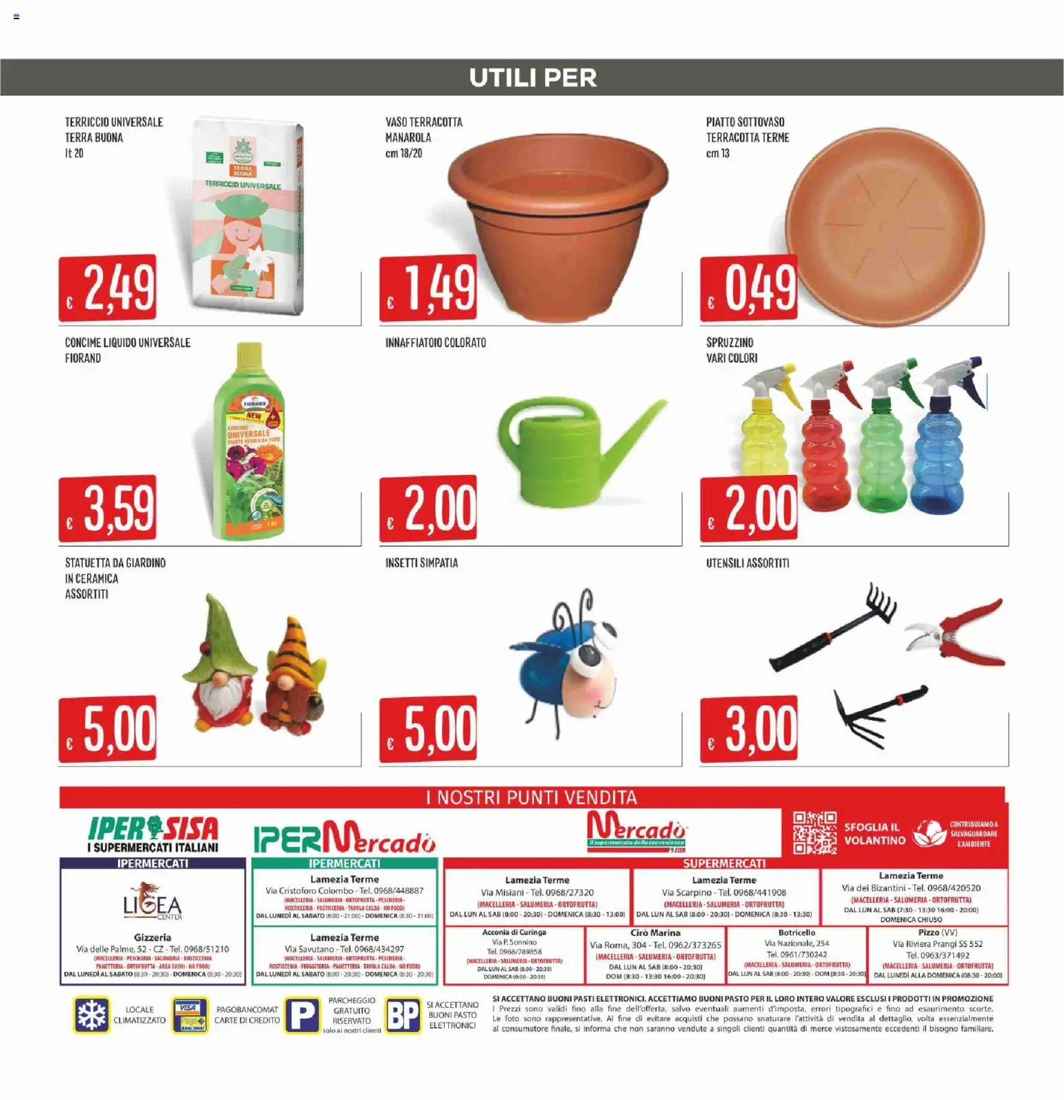 Volantino SISA del 07.04.2026 | Pagina: 20 | Prodotti: Piatto, Terriccio, Vaso, Terra