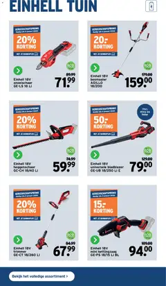 GAMMA - Gereedschap - Voorbeeld van een folder van GAMMA, geldig van 08.10.2025 | Pagina: 20 | Producten: Sandwich, Sac de transport, Gels, Trimmer