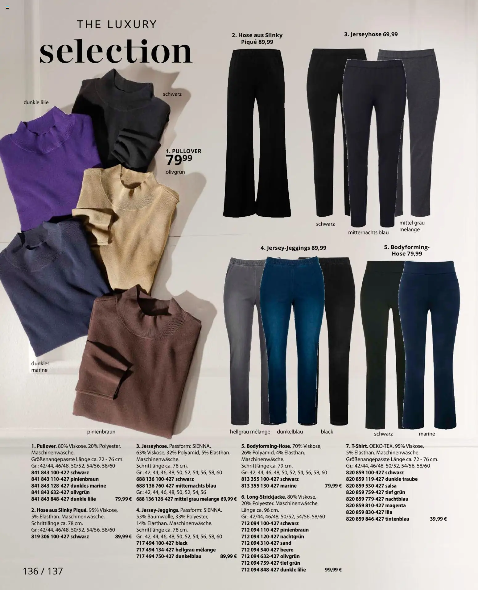 Ulla Popken Prospekt 	 – gültig ab 01.11.2025 | Seite: 136 | Produkte: Pullover, Hose
