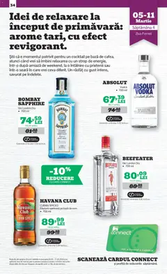 Ofertele Mega Image valabile de la 12.02.2026 | Pagină: 34 | Produse: Su ısıtıcı, Cocktail, Rom, Gin