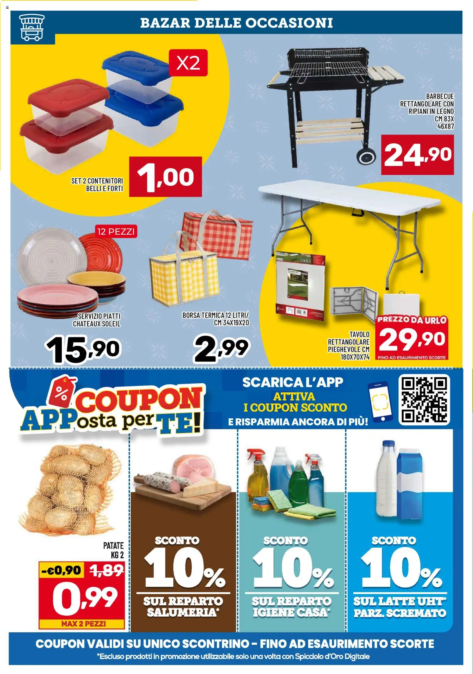 Volantino Il Centesimo del 07.04.2026 | Pagina: 15 | Prodotti: Latte, Borsa termica, Borsa, Tavolo