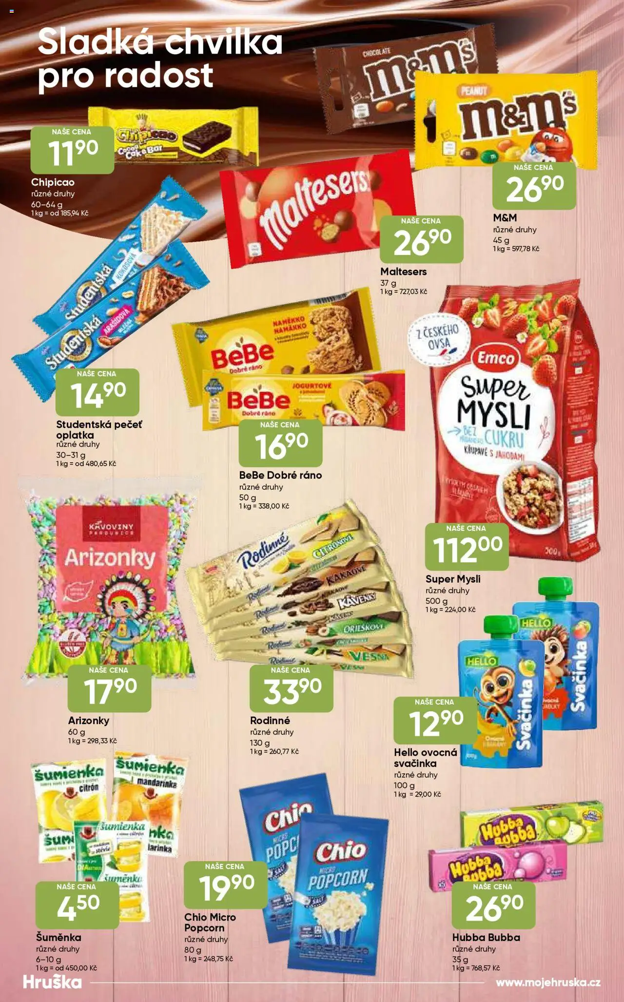 Hruška katalog od 17.09.2025 | Strana: 14 | Produkty: Studentská pečeť, Popcorn, Citron, Bebe