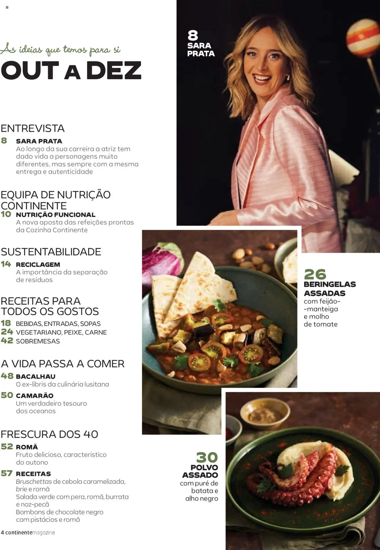 Continente - Magazine │ válido de 01.10.2025 | Página: 4 | Produtos: Molho de tomate, Cebola, Manteiga, Tomate