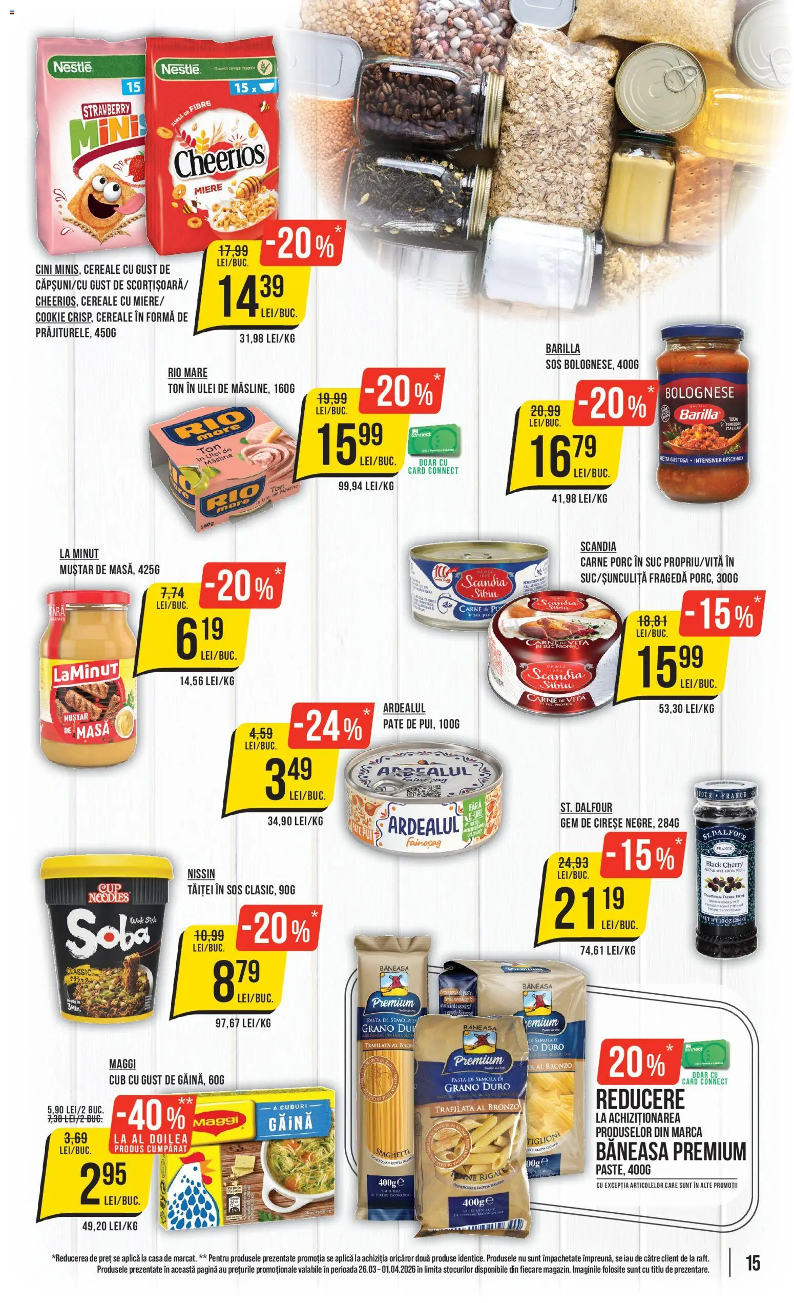 Noul catalog Mega Image – valabil de la 26.03.2026 | Pagină: 15 | Produse: Hacıyatmaz Kedi Oyuncağı, Carne De Vită, Muștar, Cereale