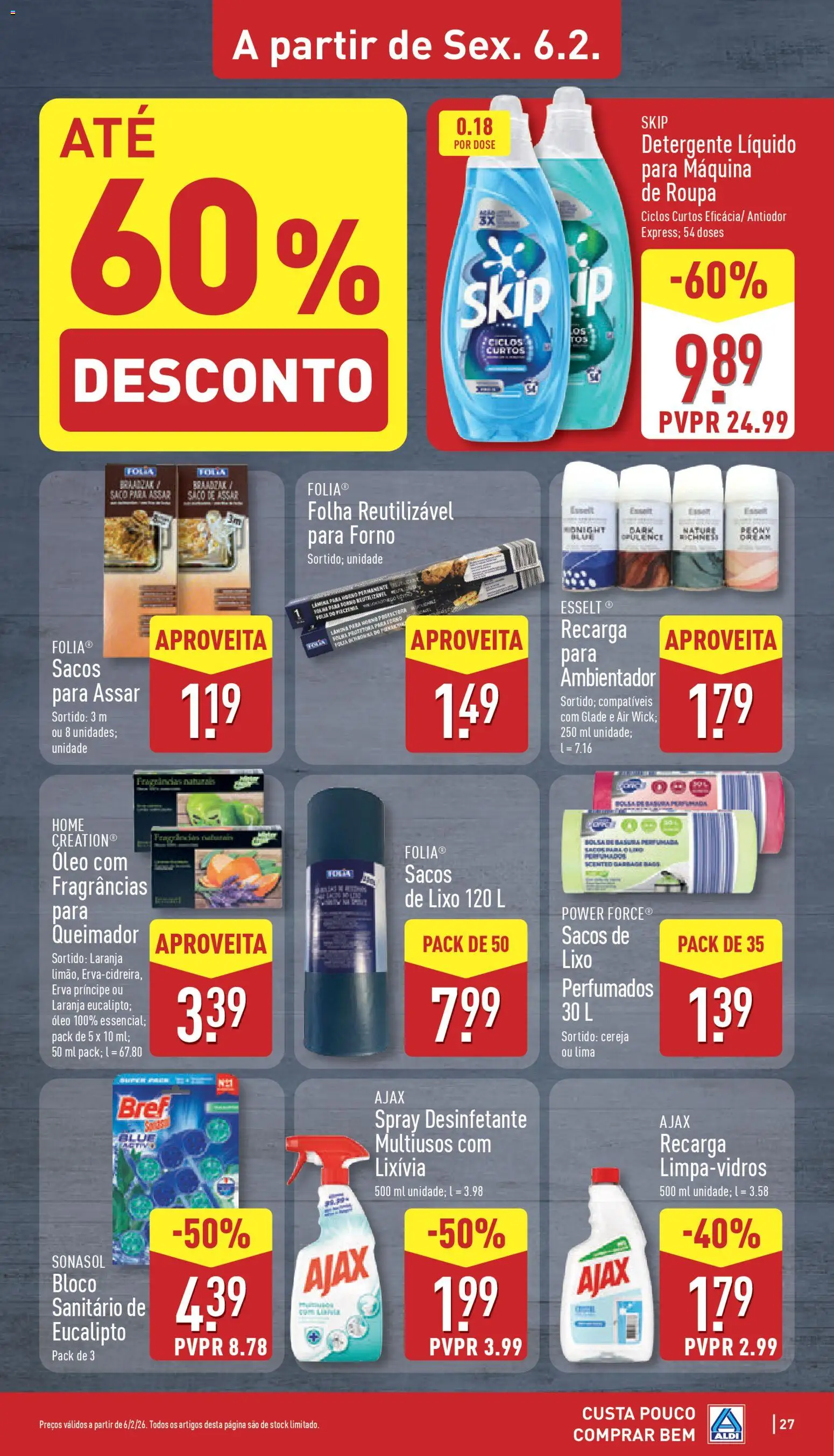 Aldi folheto │ válido de 02.02.2026 | Página: 27 | Produtos: Forno, Detergente, Cereja, Óleo