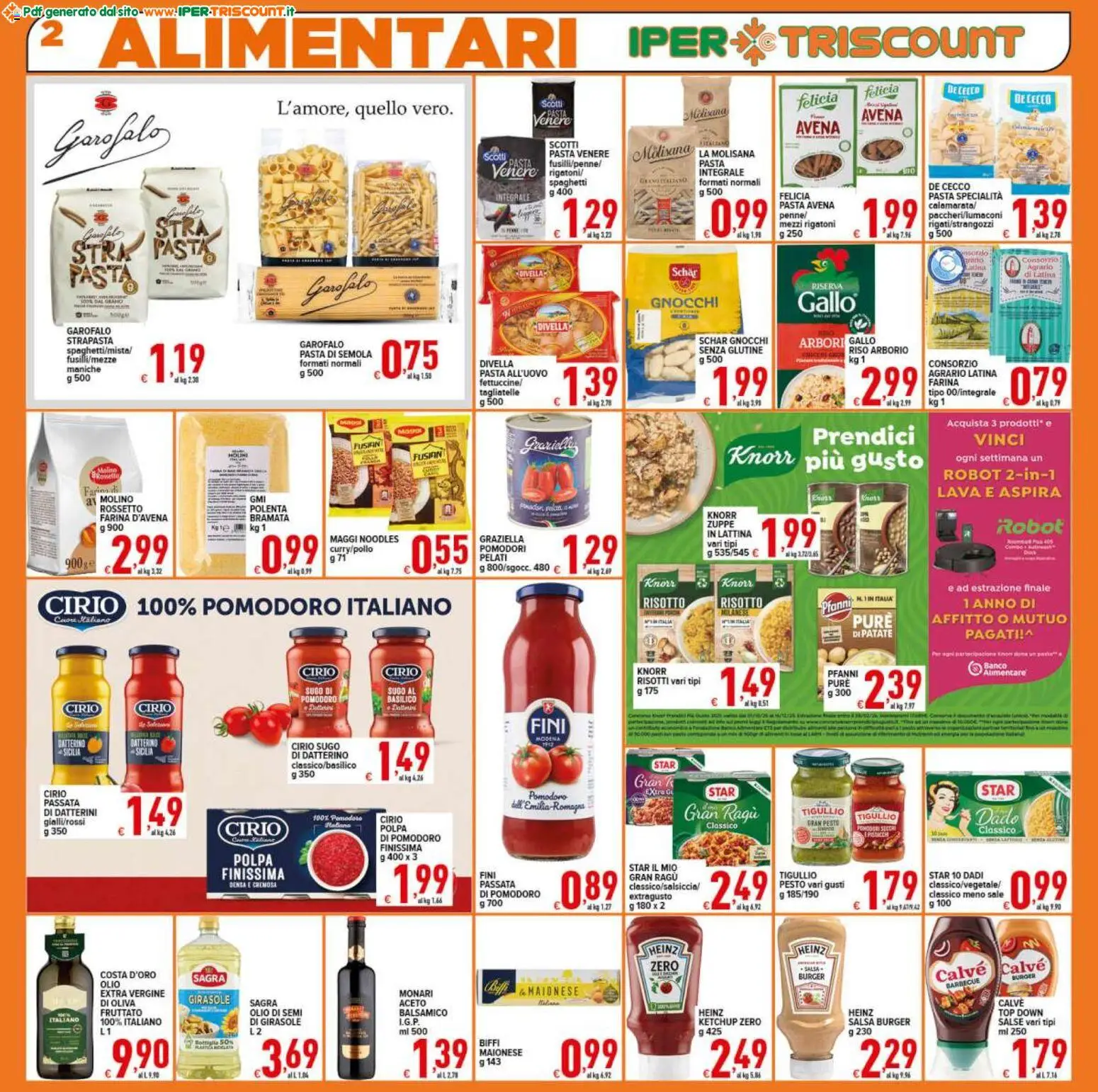 Volantino Ipertriscount del 18.11.2025 | Pagina: 2 | Prodotti: Maionese, Pomodoro, Ragú, Sugo