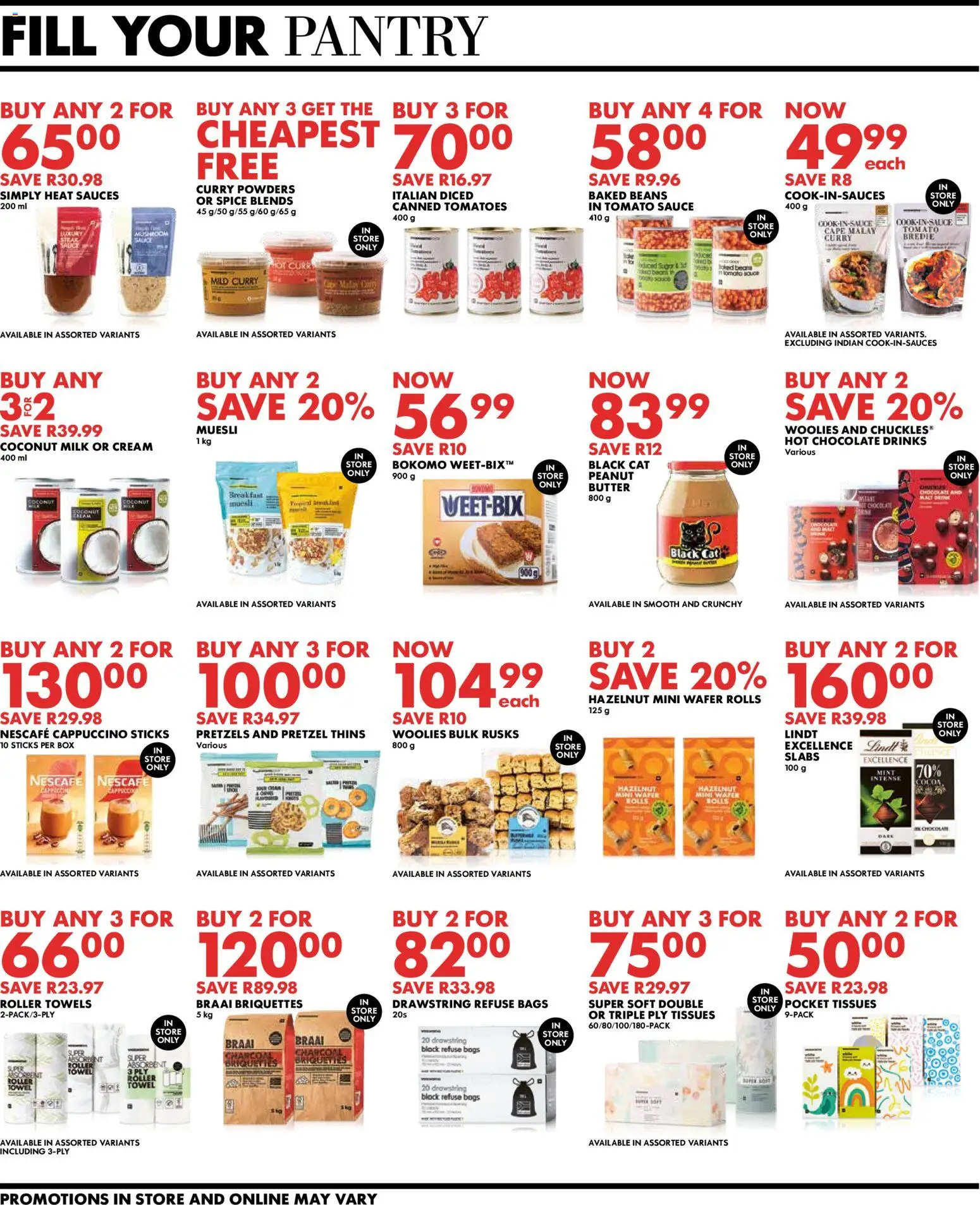 New Woolworths catalogue – valid from 23.02.2026 | Page: 10 | Products: Towel, Chocolate, Cream, Sauce