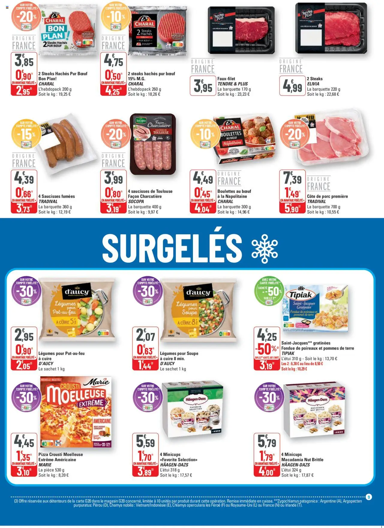 {H1} | Page: 9 | Produits: Poireaux, Porc, Côte de porc, Pommes de terre