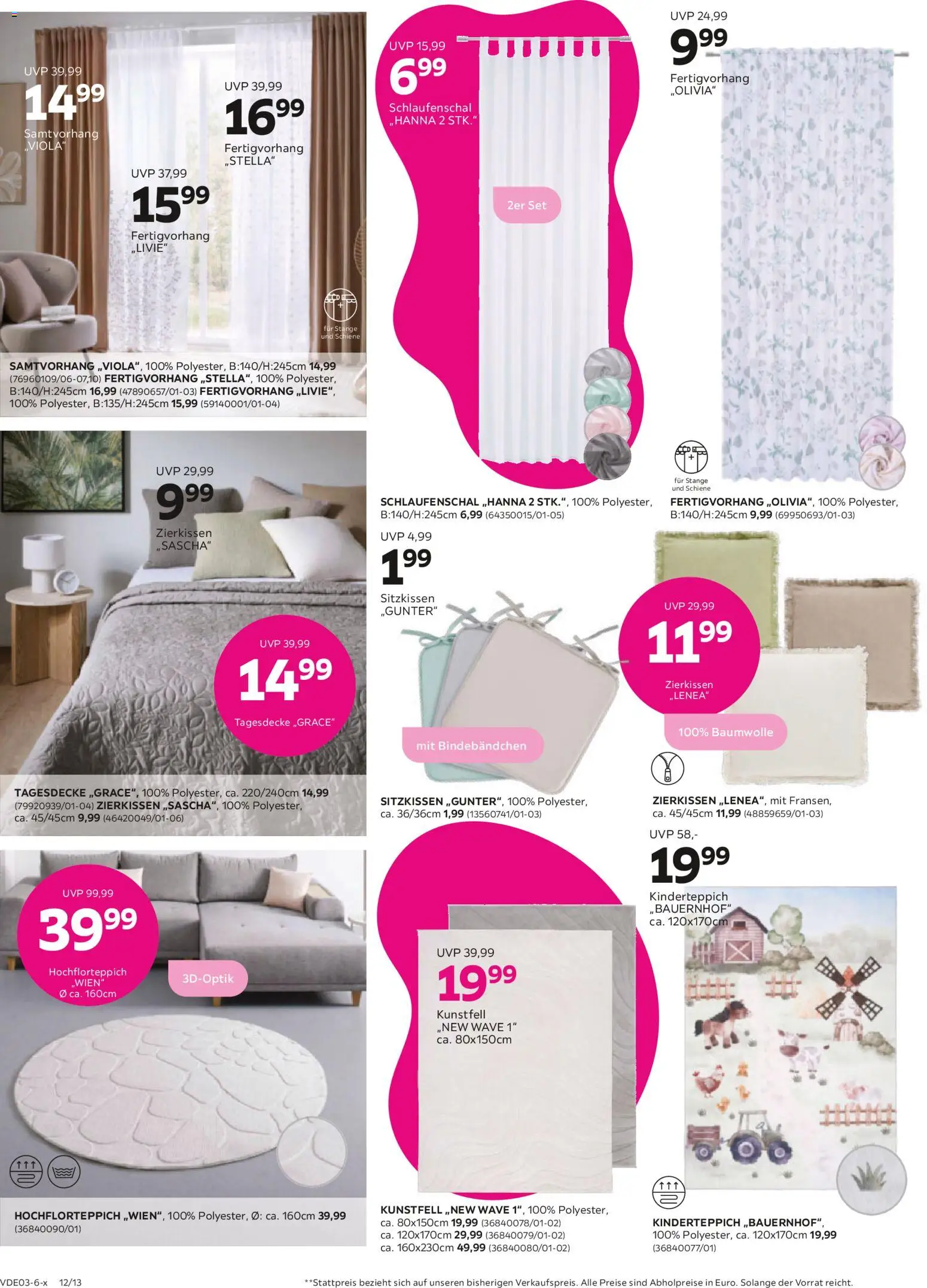 Mömax Prospekt 	 – gültig ab 16.03.2026 | Seite: 12 | Produkte: Tagesdecke