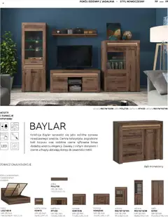 Pogląd oferty "Black Red White Gazetka - Katalog rodzinnych wnętrz" - ważna od 24.05.2024 | Strona: 23 | Produkty: Łóżko, Szafa, Komoda, Półka