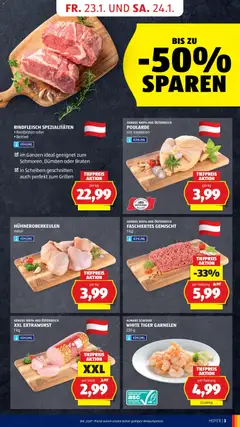 Hofer Flugblatt ab 23.01.2026 gültig | Seite: 5 | Produkte: Rindfleisch