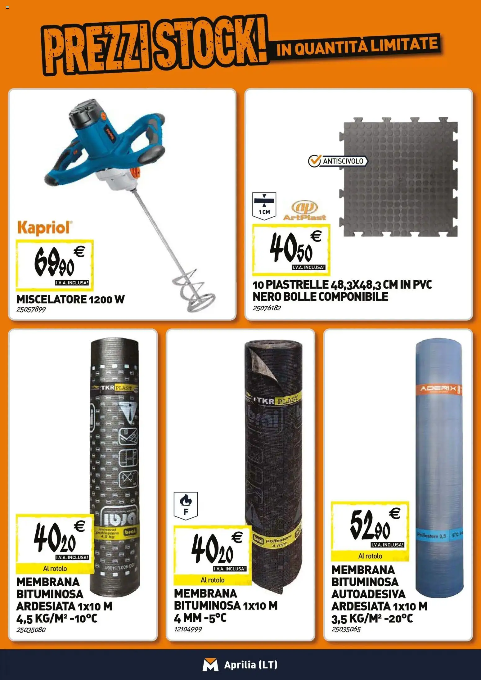 Volantino TECNOMAT del 27.11.2025 | Pagina: 20 | Prodotti: Piastrelle, Miscelatore