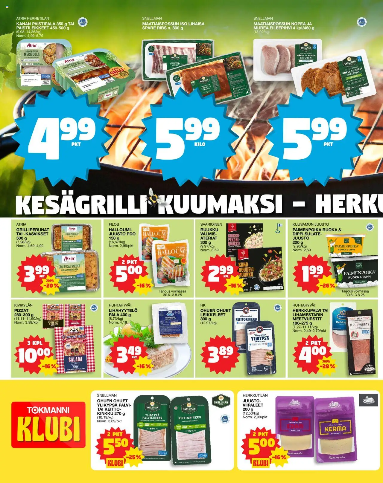  | Sivu: 2 | Tuotteet: Grilli, Keitto, Salami, Kinkku