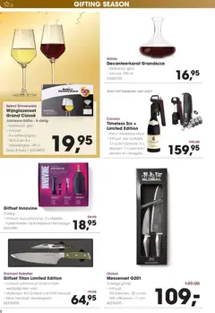 Hanos - Courant 26 non food - Voorbeeld van een folder van Hanos, geldig van 15.12.2025 | Pagina: 8 | Producten: Wijn, Diamant, Mes, Messenset