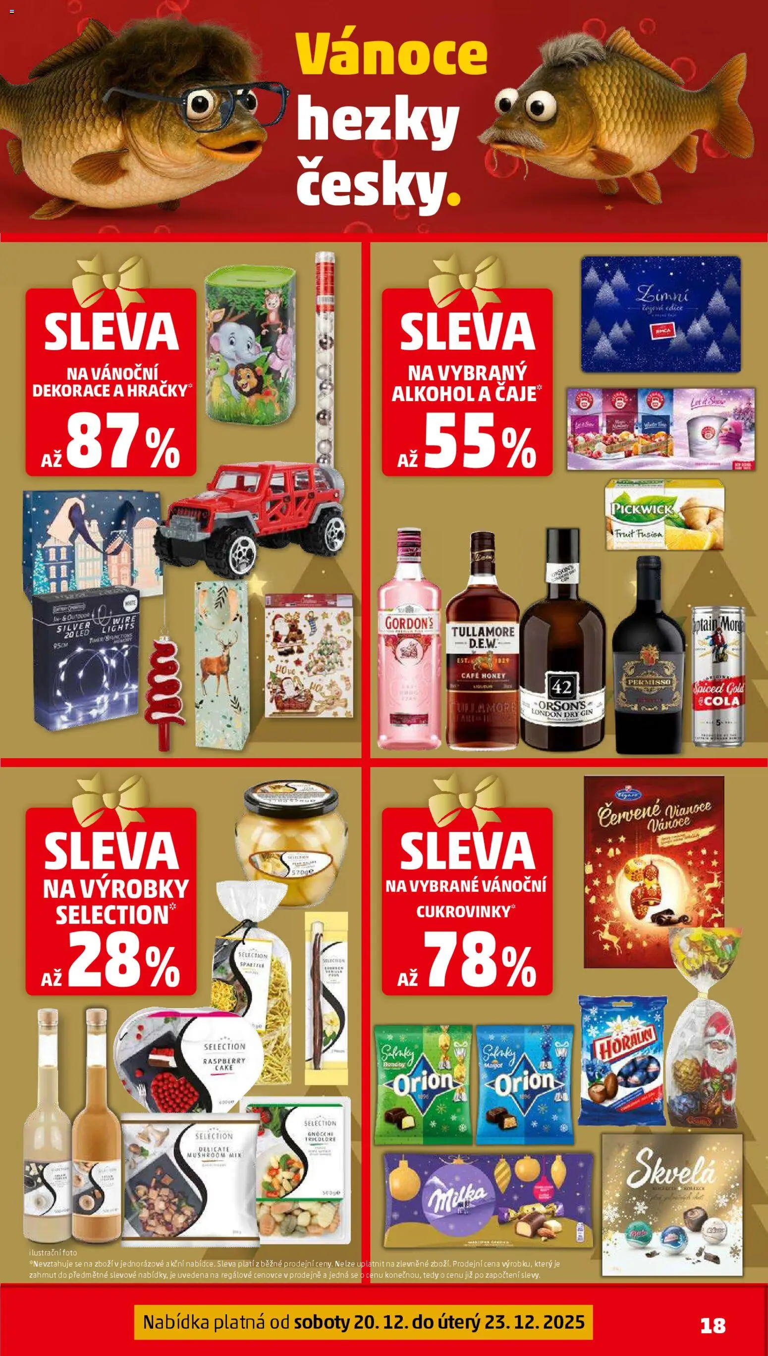 Penny Market leták - Čtvrtečník od 20.12.2025 | Strana: 18 | Produkty: Činky, Gin, LED, Dekorace