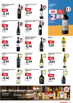 Anteprima del volantino Volantino bennet	 valido a partire dal 27.11.2025 | Pagina: 11 | Prodotti: Vodka, Prosecco, Whisky