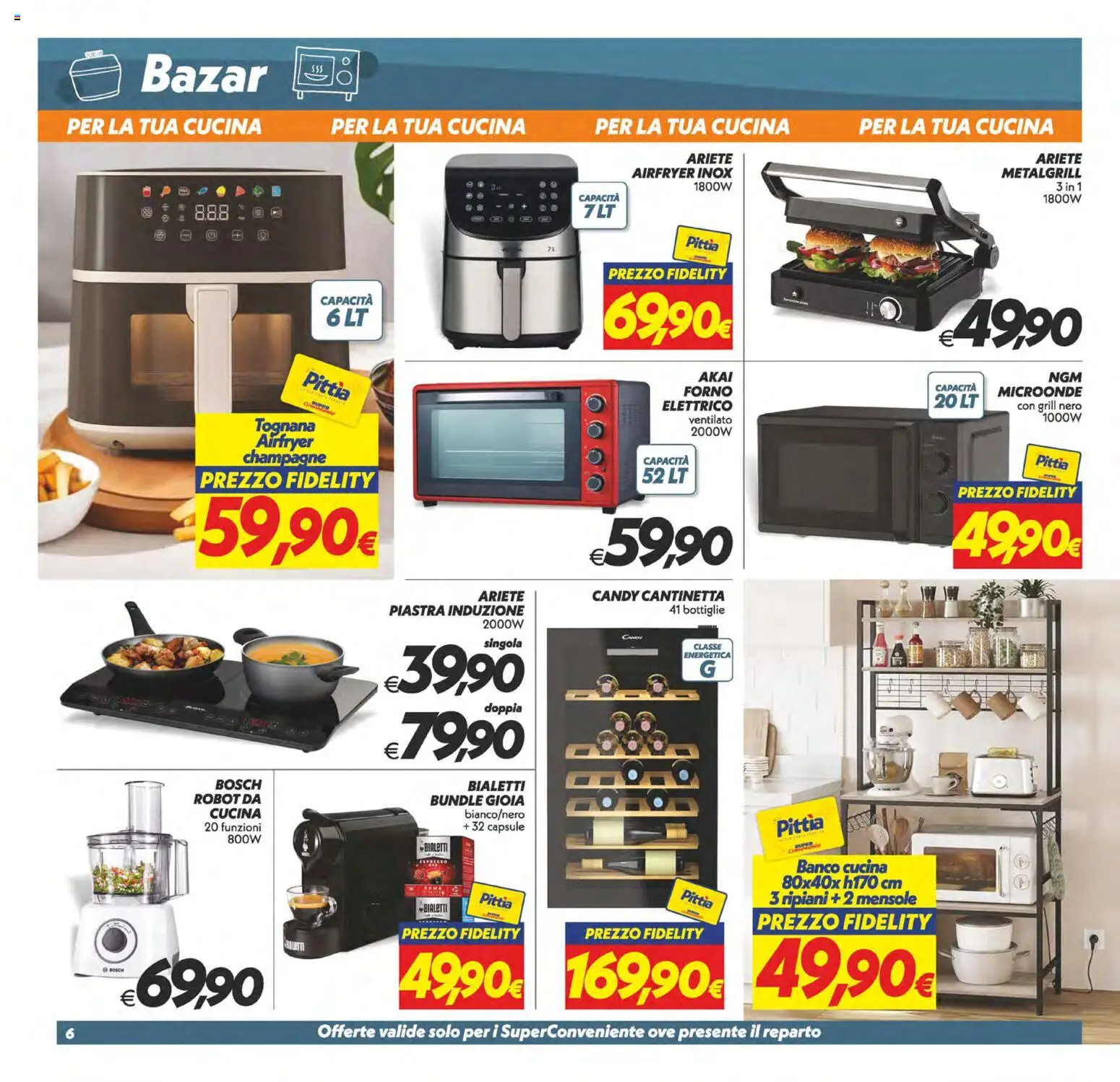 Volantino SuperConveniente del 13.02.2026 | Pagina: 31 | Prodotti: Microonde, Champagne, Forno, Robot