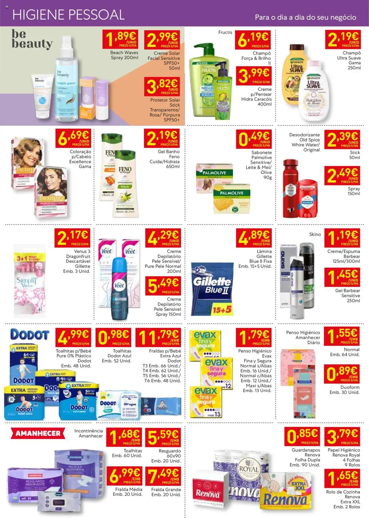 Recheio folheto Madeira │ válido de 12.08.2025 | Página: 15 | Produtos: Papel higiénico, Protetor solar, Desodorizante, Sabonete