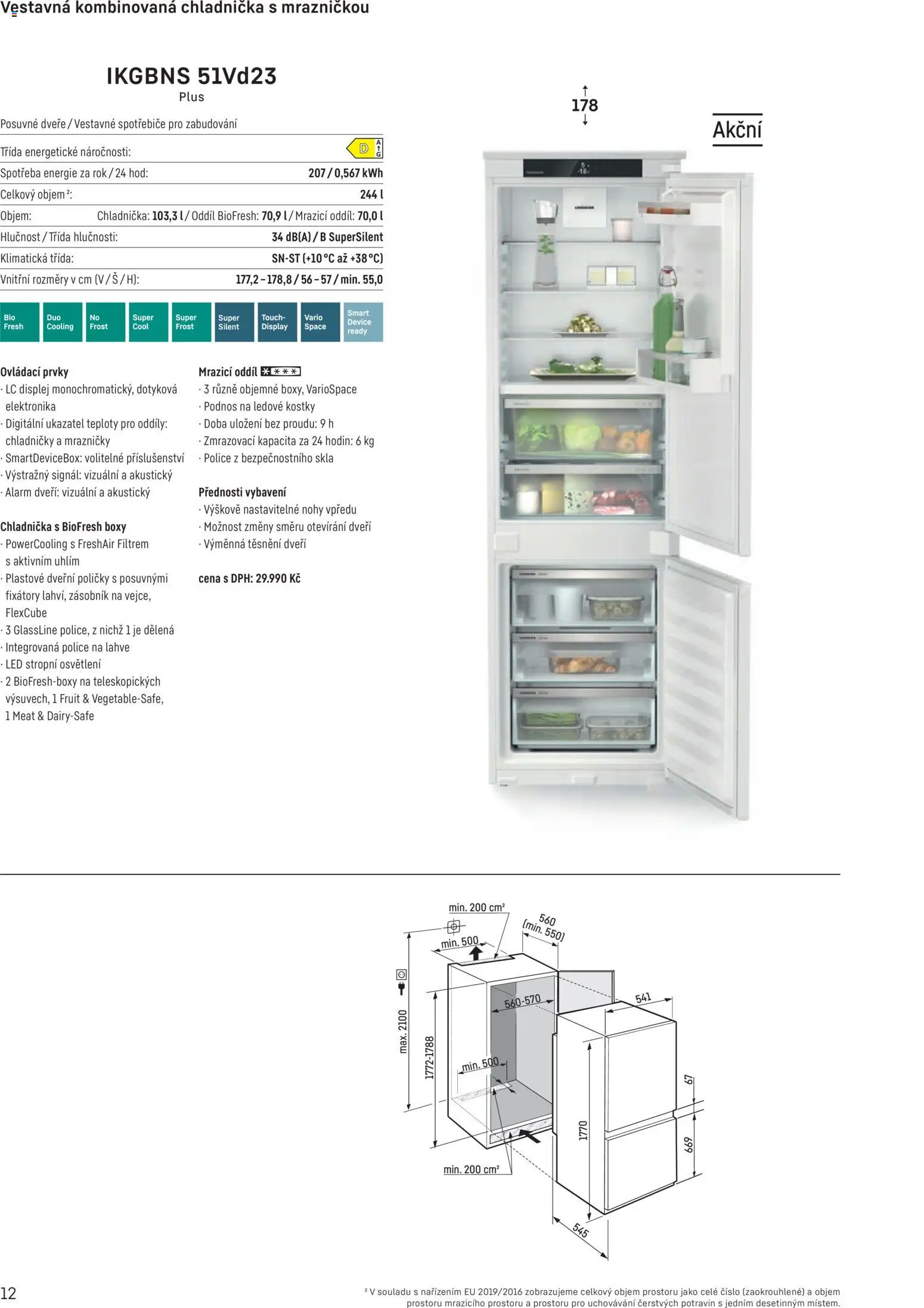 Möbelix leták - Liebherr od 01.10.2025 | Strana: 12 | Produkty: Chladnička, Kostky, Elektronika, LED