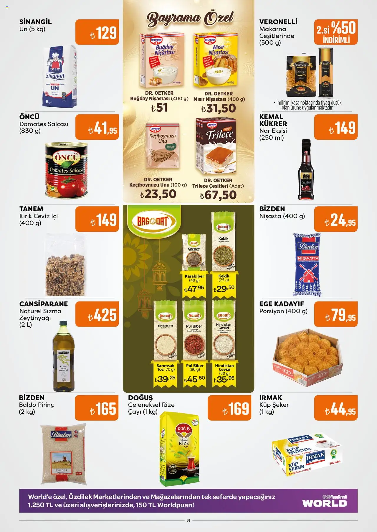 Özdilek Katalog - 20.05.2025 tarihinden itibaren geçerlidir | Sayfa: 31 | Ürünler: Hindistan Cevizi, Sarımsak, Mısır, Kasa