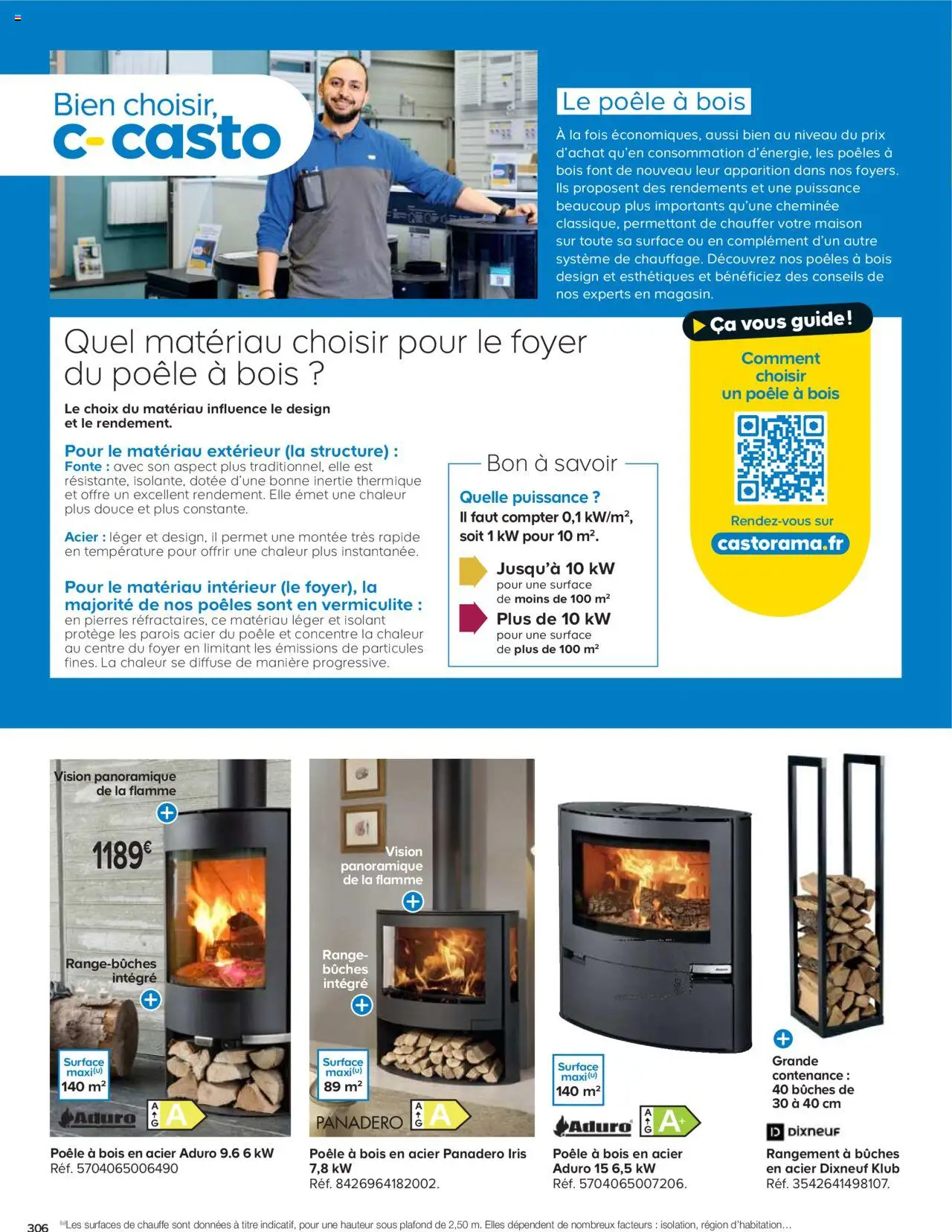 {H1} | Page: 306 | Produits: Poêle, Poêle à bois