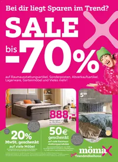Mömax Bei dir liegt Sparen im Trend? ab 30.12.2025 gültig