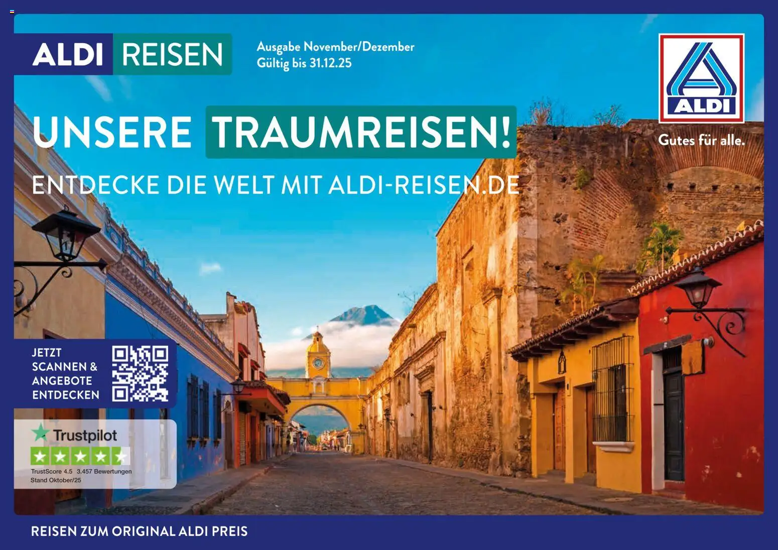 Aldi Reisen Traumreisen – gültig ab 01.11.2025 | Seite: 1